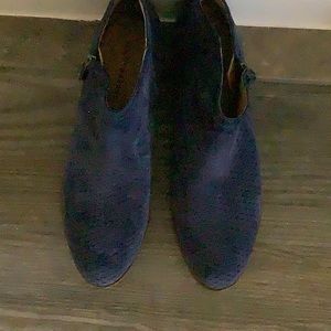 Lucky Brand Moroccan Blue Oiled Suede Bootie